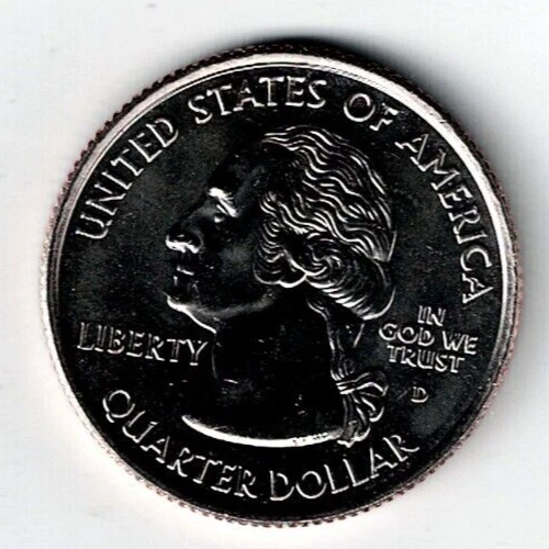 2008-D Denver Brilliant Uncirculated US Alaska 49TH State Quarter Coin! - Image 2 of 2
