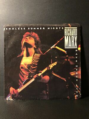 1988 Richard Marx ENDLESS SUMMER NIGHTS (45RPM 7  Single) Manhattan (J214)