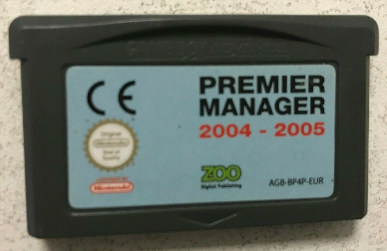 Premier Manager 2004-2005 Advance Game Boy Advance