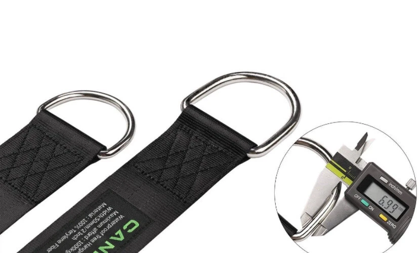 Tree Swing Straps (Set of 2), Tree Hanging Kits 5ft Length with 2 Heavy Duty - Image 4 of 4