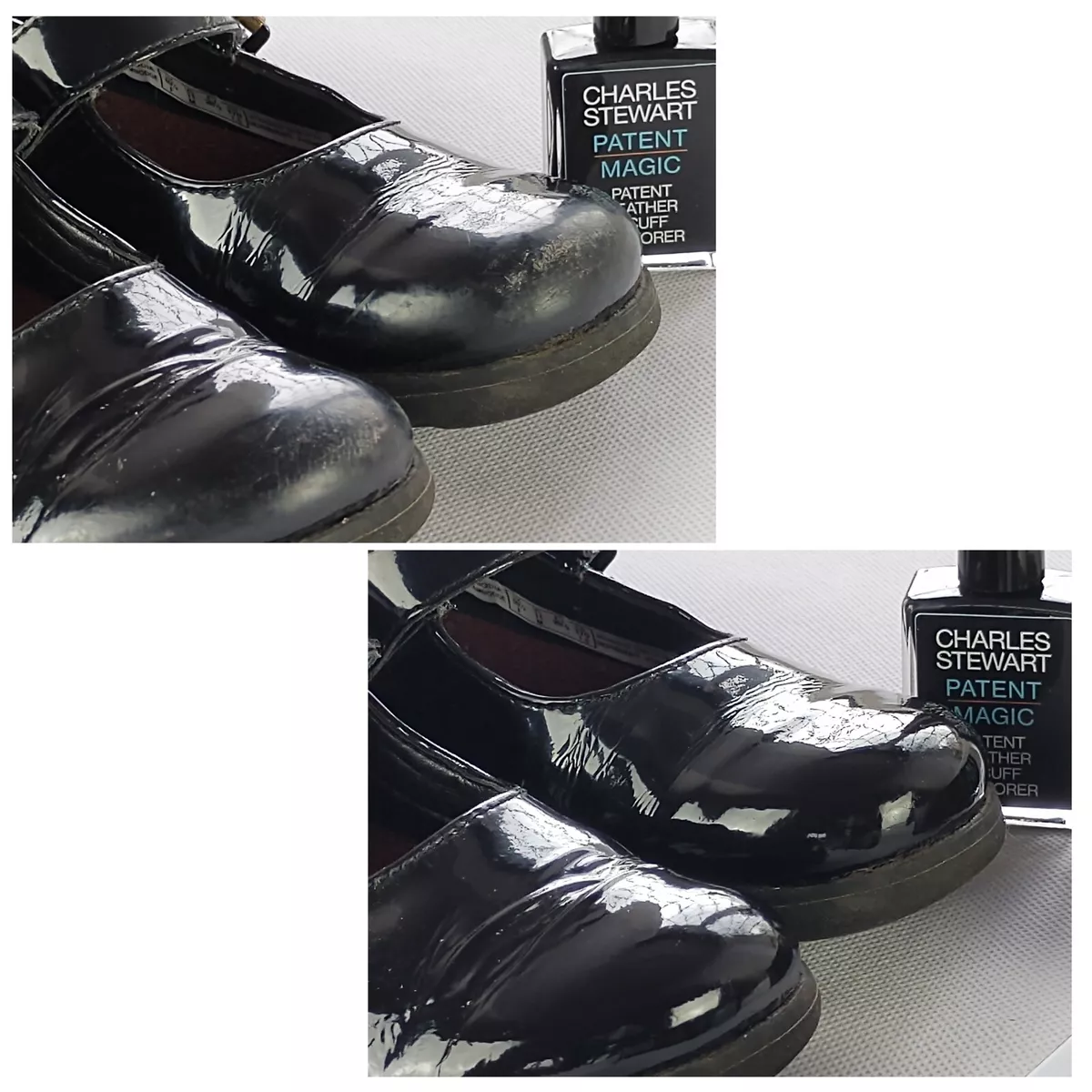 Charles stewart patent leather repair clearance