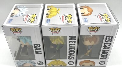 Funko Pop! SDS Ban DC #1341 Meliodas PX #1344 Escanor CCI #1346