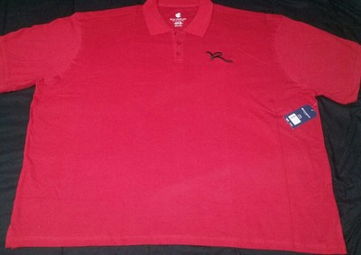 black and red polo t shirt