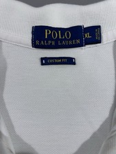 Polo Ralph Lauren polo shirt Size xl Custom Fit Ivory Color