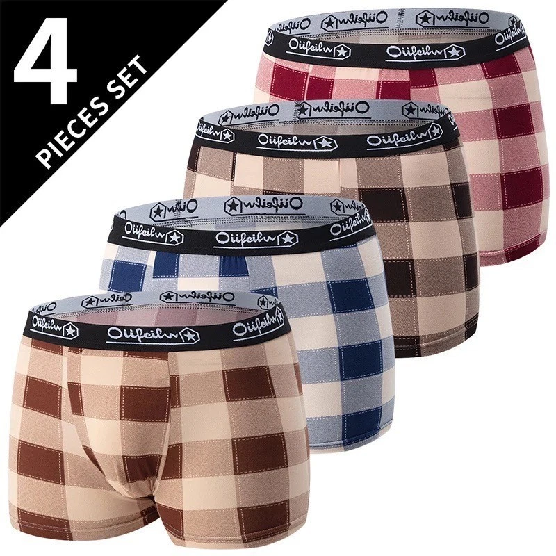 Mutande Uomo Maniche Lunghe A Stampo Tigre - Seobean, Aderenti, Low Rise, Poliestere E Spandex, Taglia Media - 4