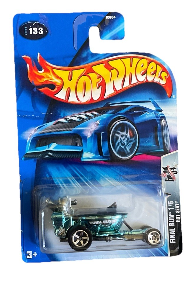 HOT WHEELS - 2004 - FINAL RUN #1 of 5 - HOT SEAT - #133 - BLUE CHROME - TOILET