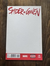 2015 Marvel Spider-Gwen #1 Blank Sketch Cover Variant