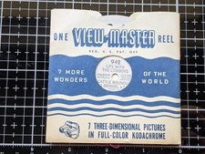 1951 Life With cowboys , Roundup and Branding viewmaster reel