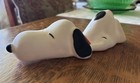 Vtg 1960's 7¼" Long Peanuts SNOOPY Sleeping Rubber Bath Toy w Squeaker Conagra — photo 2