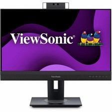 ViewSonic VG2457V 24 Inch 1080p Video Conference Docking Monitor with Windows He