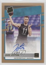 2020 Panini Donruss Rated Rookie Bronze Auto Jake Luton #344 Auto 4l6