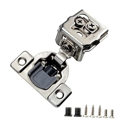Pack 1 1/4'' Overlay 3D Soft Close Hinges for Face Frame Kitchen 1-1/4'' 50
