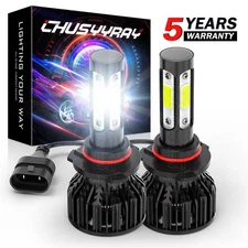 9006 Bombilla LED para faros delanteros Kit de luces bajas Lámpara 6000K 2pcs