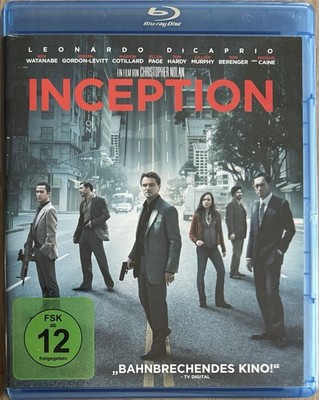 Inception von Christopher Nolan  Leonardo DiCaprio Blu-ray Film Zustand Sehr gut