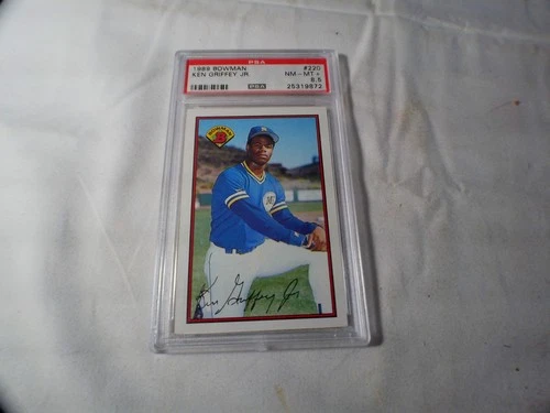 1989 Bowman Ken Griffey Jr RC Graded Baseball Card - PSA 8.5