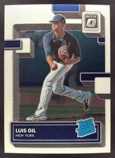 2022 Panini Baseball Donruss Optic Luis Gil #44 RC Rated Rookie New York Yankees
