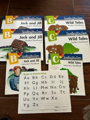 Spelling U see B & C --student workbook (part 2) and instructor's Handbook