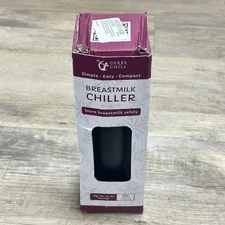 CERES CHILL Mini Breastmilk Chiller Up to 12 oz Reusable Storage Container Black