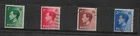 KING EDWARD VIII USED SET OF FOUR SG 457-460 MY REF 856