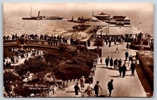 1929 Postcard RPPC Pier Bridge,  Glacton-on-Sea, Essex, England Z7
