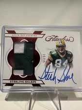 2025 Flawless-Sterling Sharpe-emaerald, Patch AUTO, #15/15