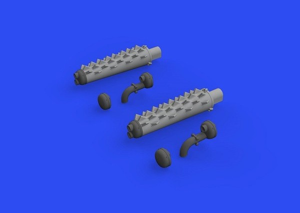 Eduard Accessories 648762 - 1:48 Beaufighter Exhausts Print - Neu-image