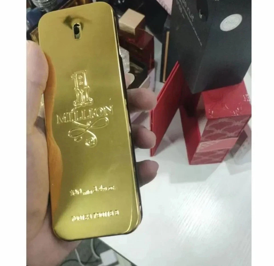 Paco Rabanne 1 millón EDT spray 3,4 oz 100 ml colonia para hombres nuevo en caja EE. UU. Foto 3 de 4