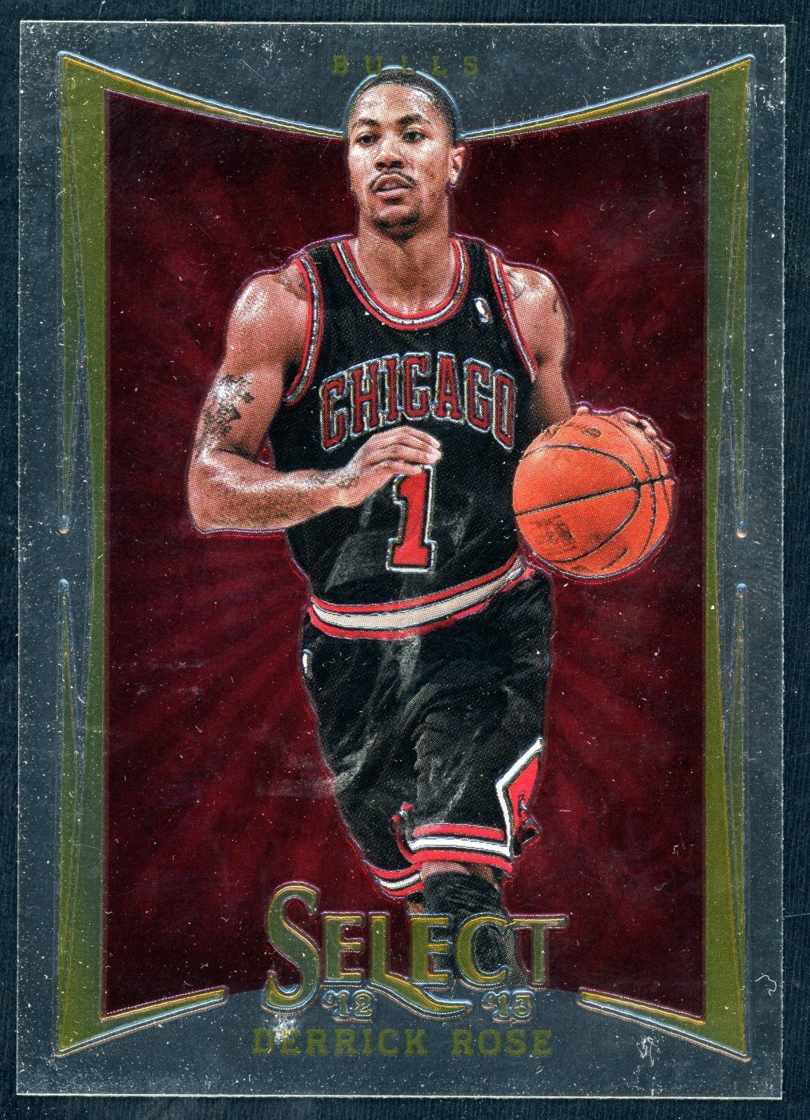 2012-13 Panini Select Derrick Rose #20 Base 1st First Year Select Basketball