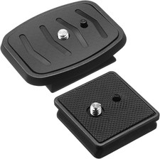  2 Pack Tripod Quick Release Plate 41mm 43mm Camera Mount Adapter QR Plate Repl