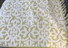 Set Of 2 Vintage Sears Drylon Bath Towels Jacobean Pattern  W/ Fringe — photo 6