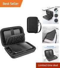 Black Case for 2 x 2.5 Inch Hard Drives - Secure and Organized Storage Solution