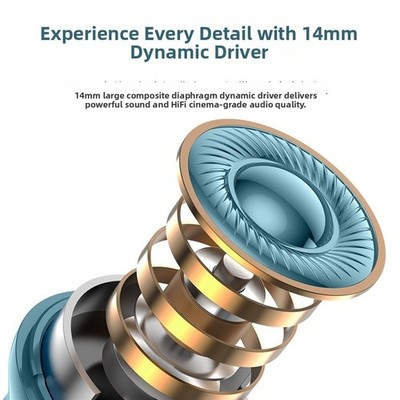 Typ C Magnet Ohrhörer mit 14mm Treiber Kabelgebunden HiFi Sound Digital Audio Tech