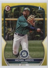 2023 Bowman Prospects Yellow 23/75 Michael Arroyo #BP-63 7c7