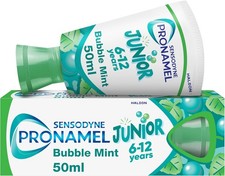Junior Toothpaste Bubble Mint 6–12 Years 50ml 2X Stronger Enamel 29.40 per litre