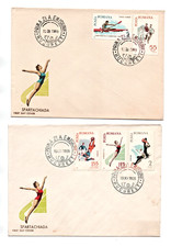 FDC Romania, Romania, 1965 Sport, Mi 2452-2456 Complete Set