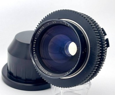 Vintage Paris Angenieux f/2.5 35mm Prime Wide Angle Cine Lens Arri PL Mount FF