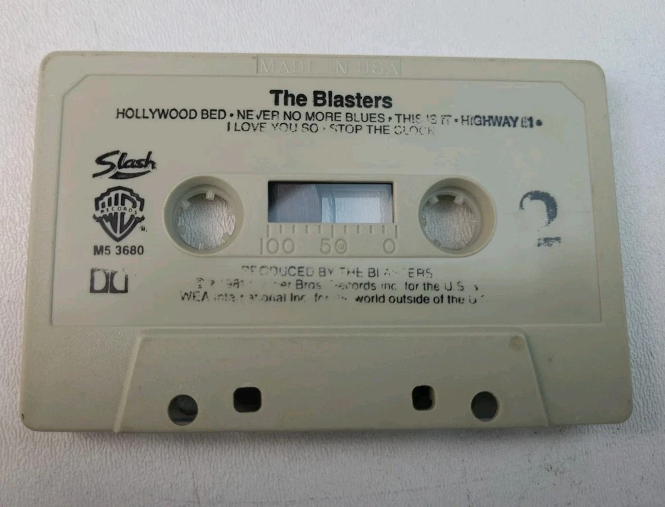 The Blasters Cassette Tape Self Titled (1981) Slash Records LA Punk *UNTESTED* Foto 3 de 4