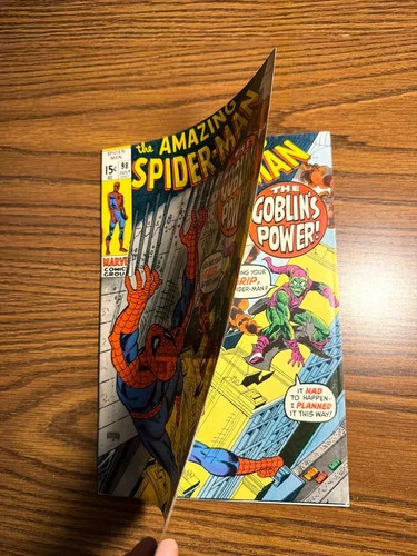 Amazing Spider-Man #98 DOUBLE COVER Bronze Age Marvel Comic 1971 VG-FN