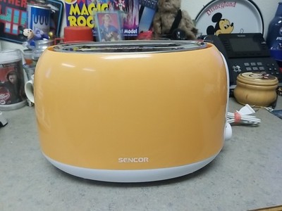 Sencor Toaster 2-Slice Orange Anti Slip Feet Heat Insulated Outer Case