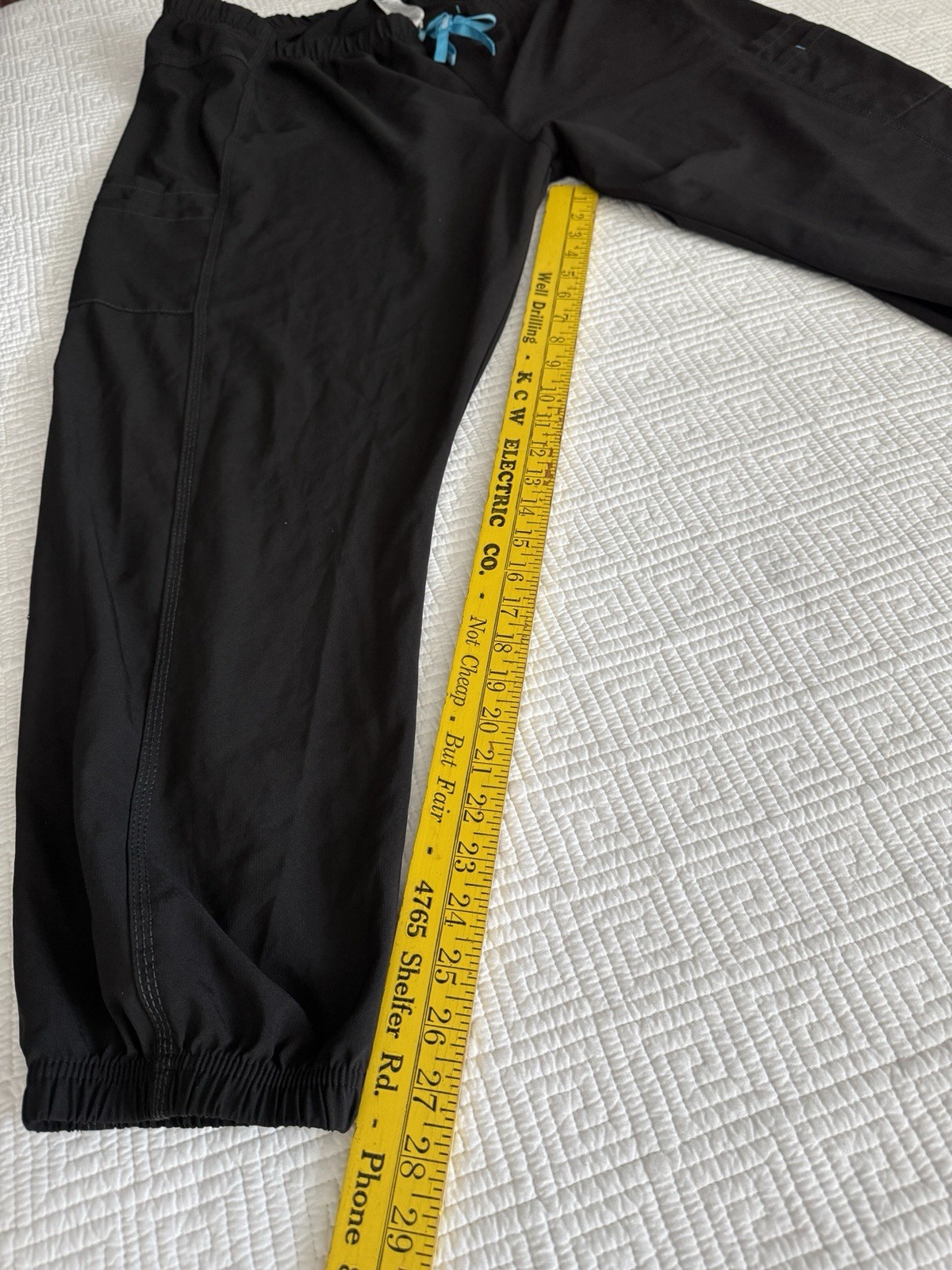 Carhartt Pants (Regular 3XL) Black Casual Draw String Elasticized Many Pockets  thumbnail 10