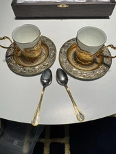 🌟🌿☕️✨ Imperial Porcelain St. Petersburg • Royal Double Tea Set • 1744 ✨☕️🌿🌟