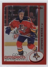 2002-03 Topps Prospects O-Pee-Chee Red /100 Stephen Weiss #305 12w4