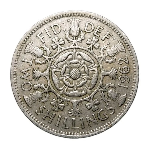 1962 Elizabeth II Florin — photo from the most recent tracked eBay sale