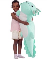 Large Axolotl Plush Toy, 39" Giant Mint Axolotl Stuffed Animal Plush, Big Hug...