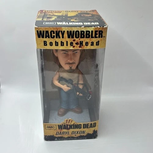 2015 Funko AMC The Walking Dead Daryl Dixon Wacky Wobbler Bobblehead New In Box
