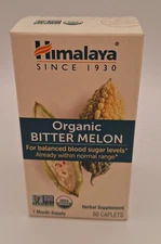 Himalaya Organic Bitter Melon Balanced Blood Sugar Pancreatic 10/25 Sealed Box