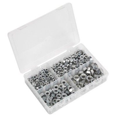 Sealey Stahl Mutter Sortiment 320St. 1/4''-1/2''UNC AB030SN