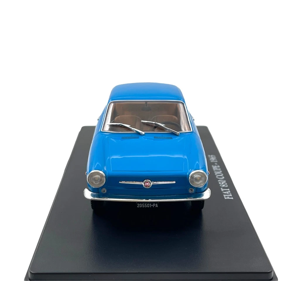Modellino Auto Atlas 1/24 Fiat 850 Coupe 1965 Blue - Immagine 2 di 4