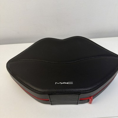 MAC Limited Edition Lippenetui schwarz & rot Make-up Organizer sehr guter Zustand l@@k!!