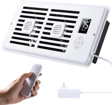 AGPTEK Register Booster Fan for 4 X 10 Register Holes, Quiet Air Vent Fans with 